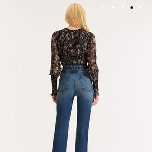 Women's veronica beard faire floral silk blouse